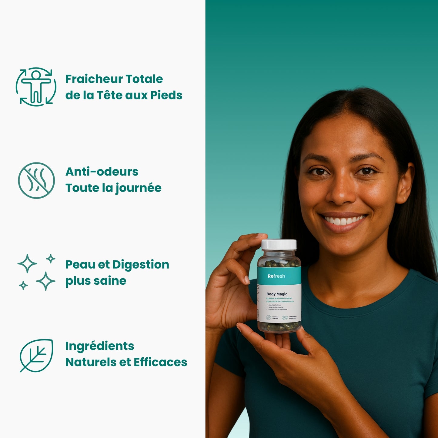 Refresh | Déodorant interne complet