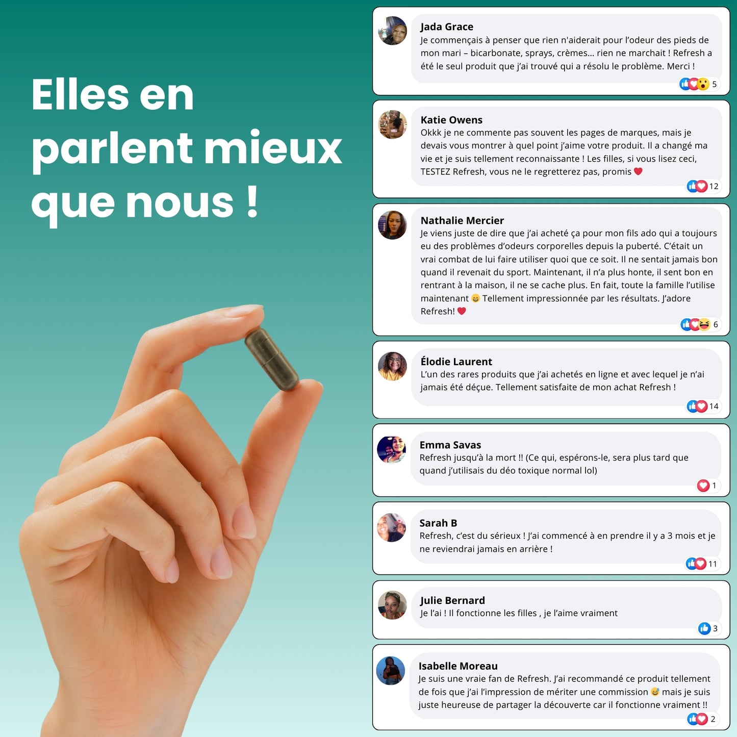 Refresh | Déodorant interne complet